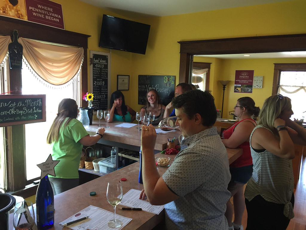 Presque Isle Wine Cellars Wine Tasting