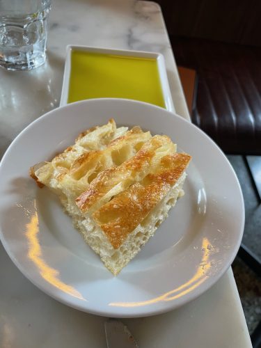 house-made focaccia